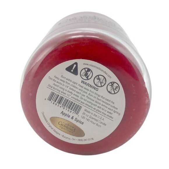 Crossroads 26oz Double Wick Candle | Apple and Spice | Glass Jar **NEW - Picture 4 of 4